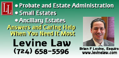 Law Levine, LLC - Estate Attorney in Bradford PA for Probate Estate Administration including small estates and ancillary estates